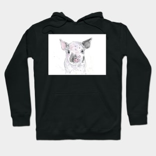 Piglet portrait. Hoodie